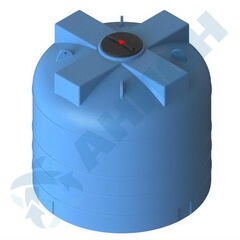 Емкость цилиндрическая вертикальная с дыхательным клапаном Анион 5150 л. вертикальная (2020x2020x1970см;синий) - арт.559400