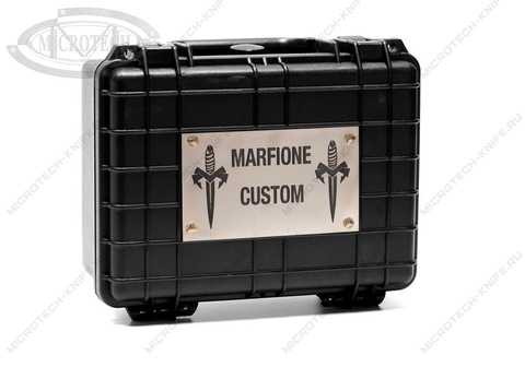 Marfione Custom Shot Glass Set with Travel Case Blade Show 