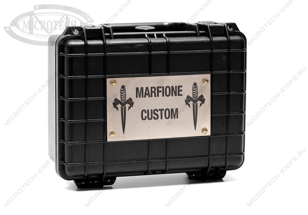 Marfione Custom Shot Glass Set with Travel Case Blade Show