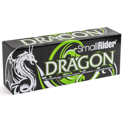 Двухколесный самокат с дымом, звуком, светом Small Rider Dragon