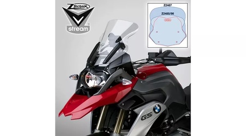 Ветровое стекло Ztechnik  BMW R 1200/1250 GS/GSA, прозрачное