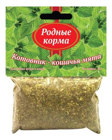 Родные корма котовник - кошачья мята 10 г