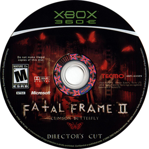 Fatal Frame II Crimson Butterfly (XBOX360E) [Xbox 360]