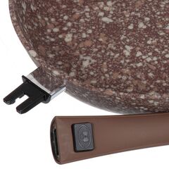 Сковорода алюминий, 26 см, антиприг, Kukmara, Elite stone, с261ес, съем руч