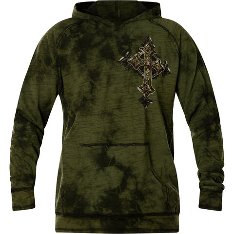 Affliction | Худи мужское Hoody Stone Grail A24763 перед