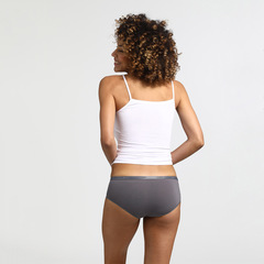 Трусы-боксеры женские  3шт. в упаковке DIM 4H01/3_Темно-серый_Розовый_Серый