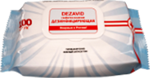 Салфетка влажная дезинфицирующая «Дезавид» без запаха