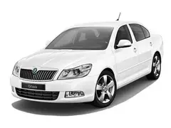 Стекла фар SKODA OCTAVIA 2 A5 (2008-2013) L рестайлинг.шт