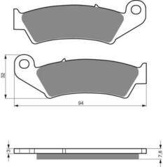 Тормозные колодки дисковые 004 S3