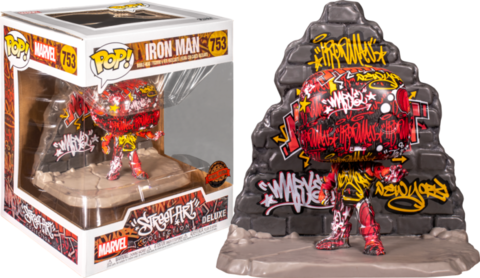 Фигурка Funko POP! Marvel. Street Art Collection: Iron Man (753)