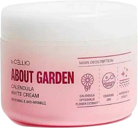 Dr.Cellio Wa Крем для лица осветляющий с календулой Dr.Cellio About Garden Calendula White Cream [Whitening & Anti-Wrinkle]