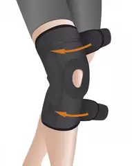 Окутывающий коленный ортез с полицентрическими ребрами жесткости Orliman 6120/7120