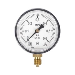 Манометр технический показывающий МТ-63 до 1,6МПа М12х1,5, Багория