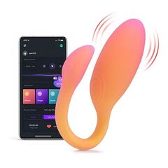 Оранжевый вибратор Flamingo Max - 