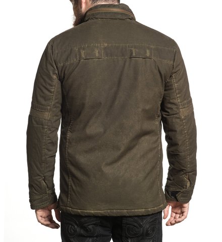 Affliction | Куртка мужская Black Premium Shatter Proof Jacket 110OW280 спина