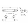 Термостат для душа с внешним подключением Ideal Standard Ceratherm 25 A6420AA