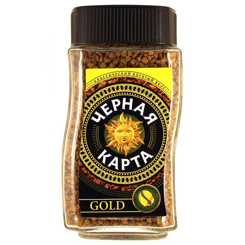 Кофе Черная Карта Голд ст/б 95г, шт