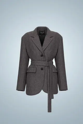 Полупальто из шерсти альпаки