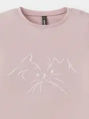 фуфайка  для девочки  КР 302454/розово-бежевый 2706 к639