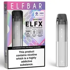 Elf Bar ELFX Kit 1000 mAh POD - Silver
