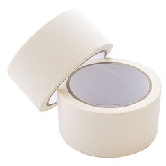 
          Клейкая лента малярная Alingar, 50 мм * 25 м, бумажная основа, бежевая, уп. 6 шт.