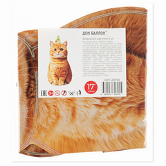 К Мини-фигура, Котик в колпачке, 17''/43 см, 5 шт.