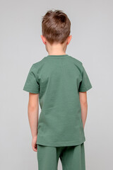 фуфайка  для мальчика  КР 301857/лесной мох