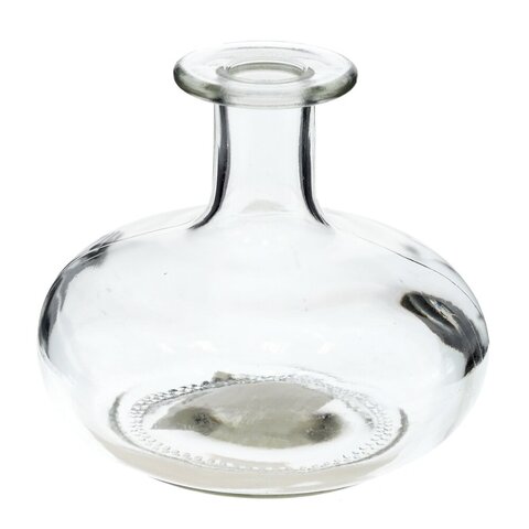 Ваза стеклянная (Высота 11 см) - Прозрачный - купить