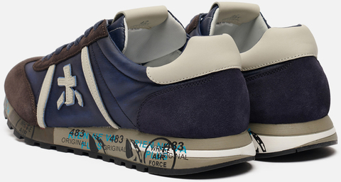 Premiata Lucy 4931 sneakers синие с коричневым