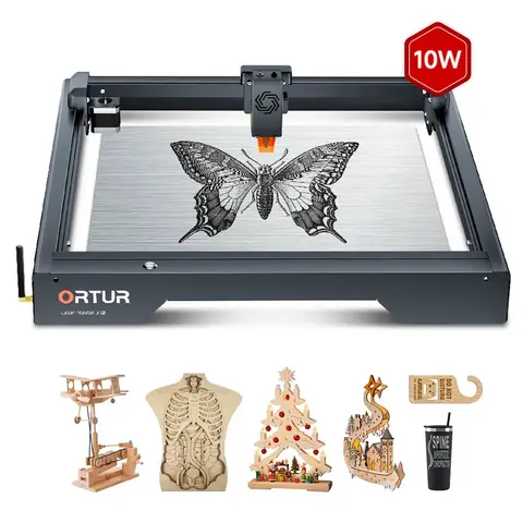 Станок для лазерной гравировки и резки Ortur Laser Master3 LE LU2-10A с лазером 10 Вт
