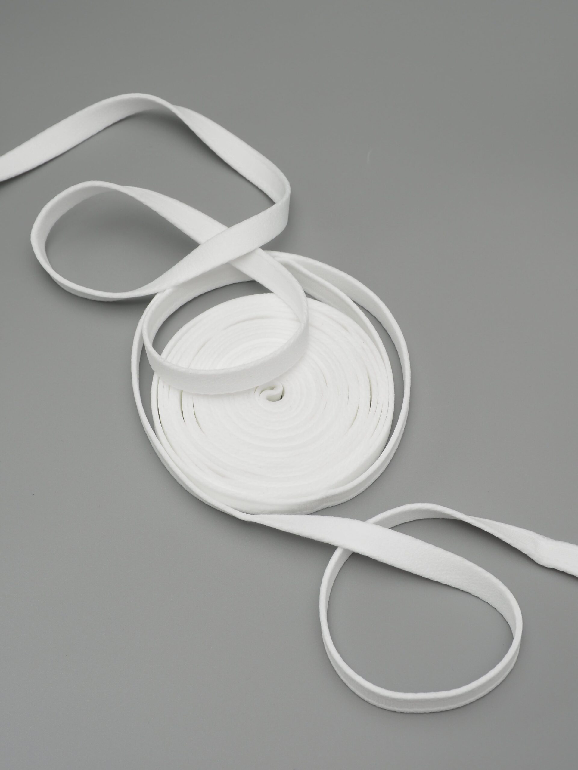 Туннельная лента белая бесшовная ширина 10 мм