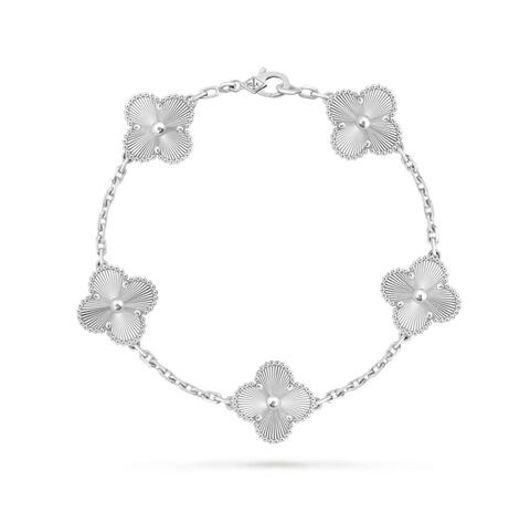 Винтажный браслет Van Cleef & Arpels Alhambra, 5 мотивов