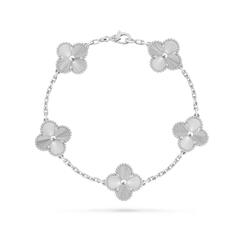 Винтажный браслет Van Cleef & Arpels Alhambra, 5 мотивов