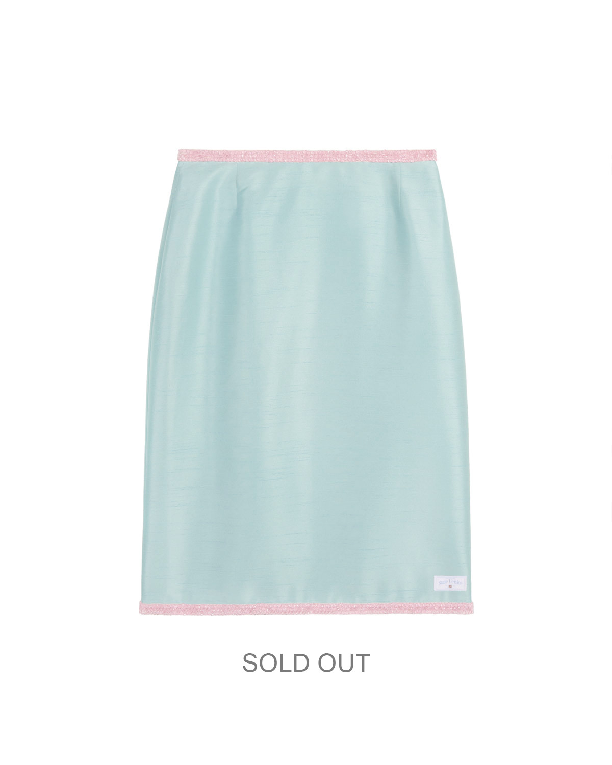 Расшитая юбка прямого кроя