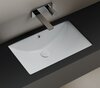Ceramica Nova Era CN6082 Раковина встраиваемая снизу прямоугольная с отверстием перелива, 60x39