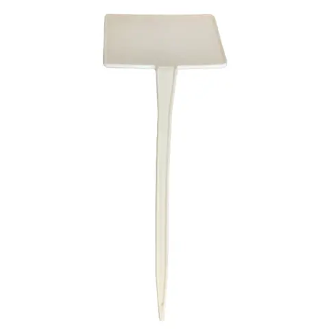 Табличка садовая белая 400 мм х 103 мм х 67 мм