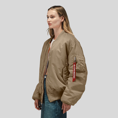 Бомбер Alpha Industries MA-1 Vintage Khaki (Бежевый)