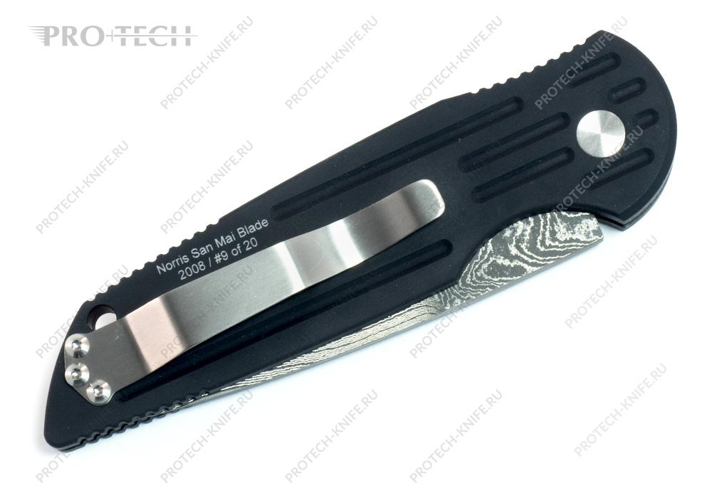 Нож Pro-Tech TR-3 Damascus 1 of 20 Automatic limited - фотография 