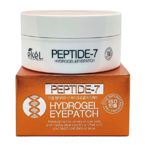 Гидрогелевые патчи для глаз Ekel Peptid-7 Hydrogel Eye patch, 60 шт