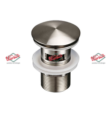 Донный клапан Warmer Brushed Chrome Line B 080