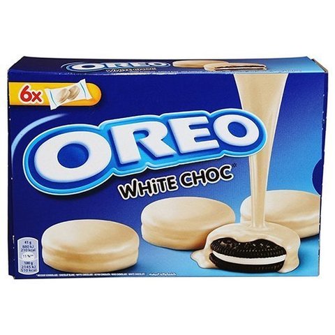 Печенье Oreo Choc White Орео покрытое белым шоколадом 246 гр