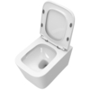 BelBagno BB5171CH-TOR/SC DUE-TOR Унитаз подвесной, безободковый, с системой смыва "Торнадо", с сиденьем soft close, BB5171CH-TOR/SC
