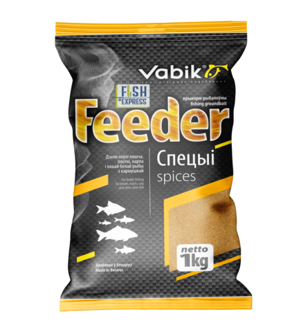 Прикормка Vabik FEEDER Специи 1кг 10 шт/уп.