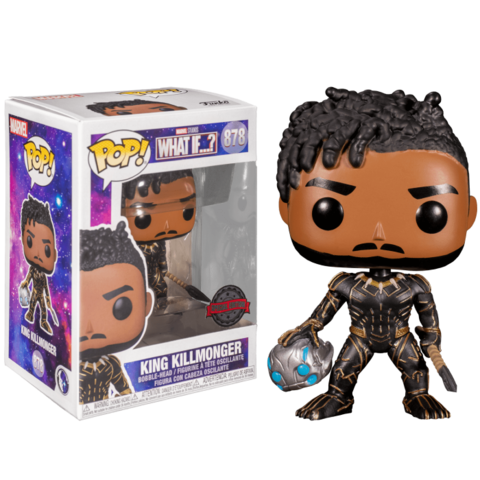 Фигурка Funko POP! Marvel. What If...? King Killmonger (Exc) (878)