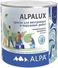 Краска Alpa Alpalux акриловая для стен и потолков база C