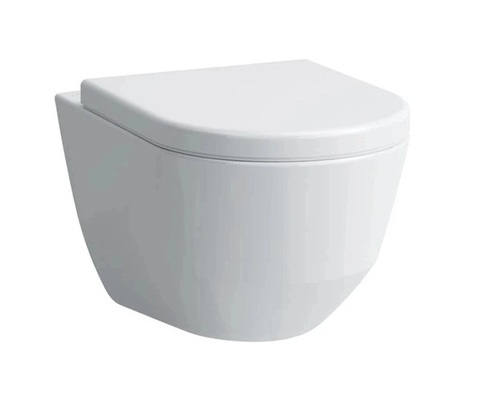 Laufen Pro 6.2096.6.395.000.1 Унитаз подвесной 53 см (безободковый, микролифт)