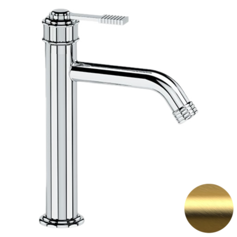 Remer AL12ABG Смеситель для раковины Remer Atelier AL12ABG, золото брашированное