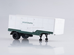 Semitrailer ODAZ-794 Manufactured Goods white-green 1:43 AutoHistory