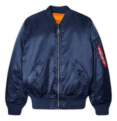 Бомбер Alpha Industries MA-1 Rep. Blue (Синий)