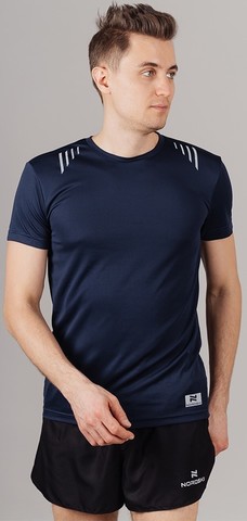 Элитная беговая футболка Nordski Run Dress blue